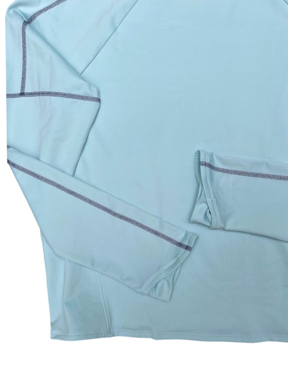 Under Armour Light Aqua Blue Long Sleeve Performance Top Thermal Layer L - Picture 4 of 7
